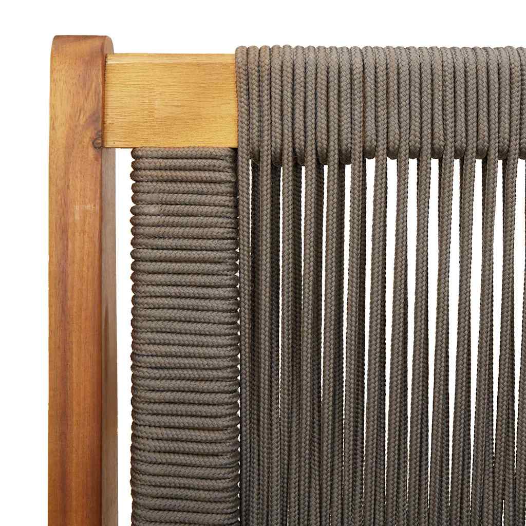 Garden Furniture Grey 78 x 122 x 73cm Solid Acacia wood